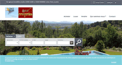 Desktop Screenshot of demontis-immobilier84.com