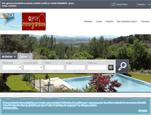 Tablet Screenshot of demontis-immobilier84.com